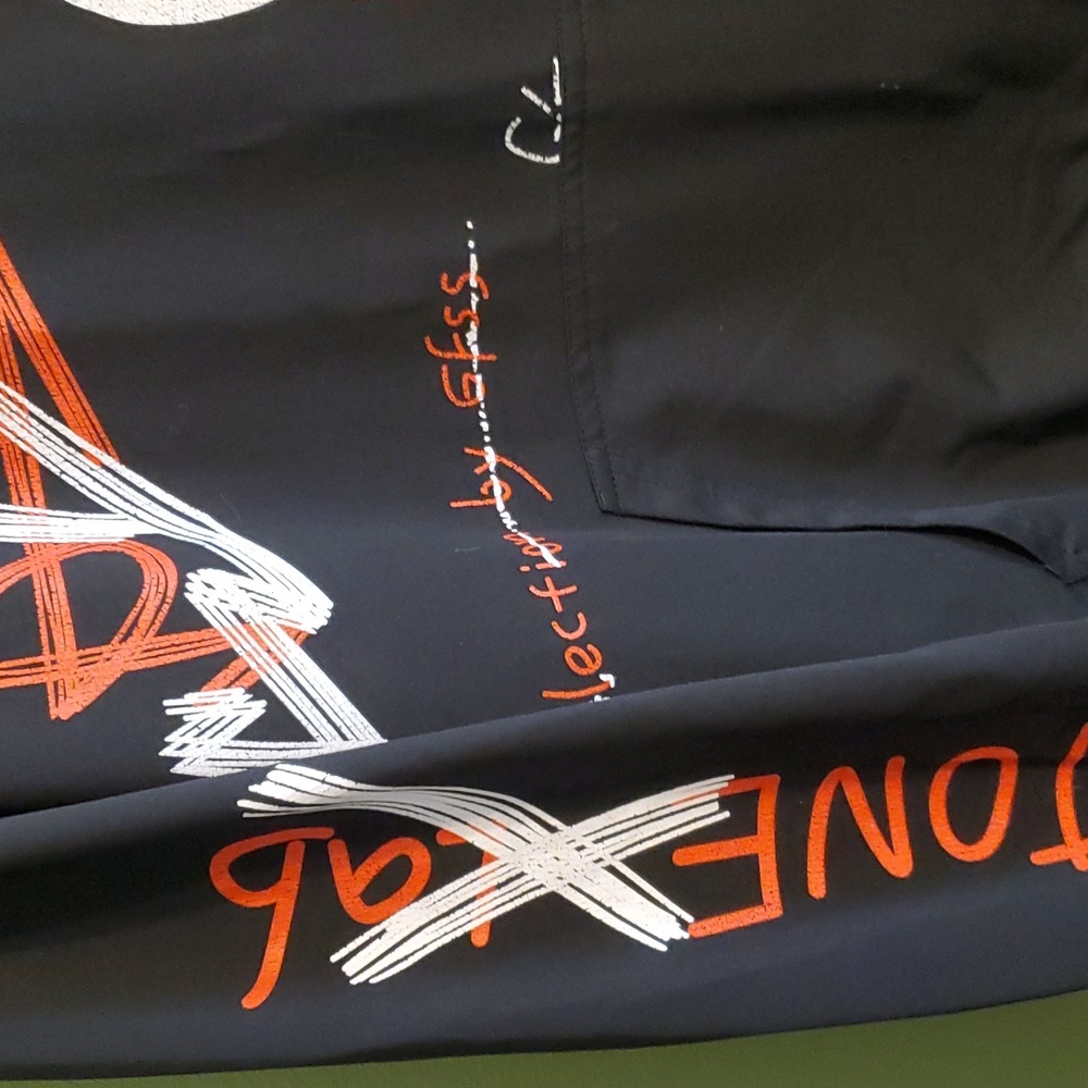 Manfinity EMRG Plus Letter Graphic Drawstring Hoodie - Picture 4 of 8